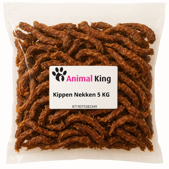 Kippennekken - hondensnack kip- Animal King - 5000 gram