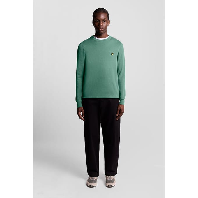 Merinowollen trui met ronde hals Lyle & Scott