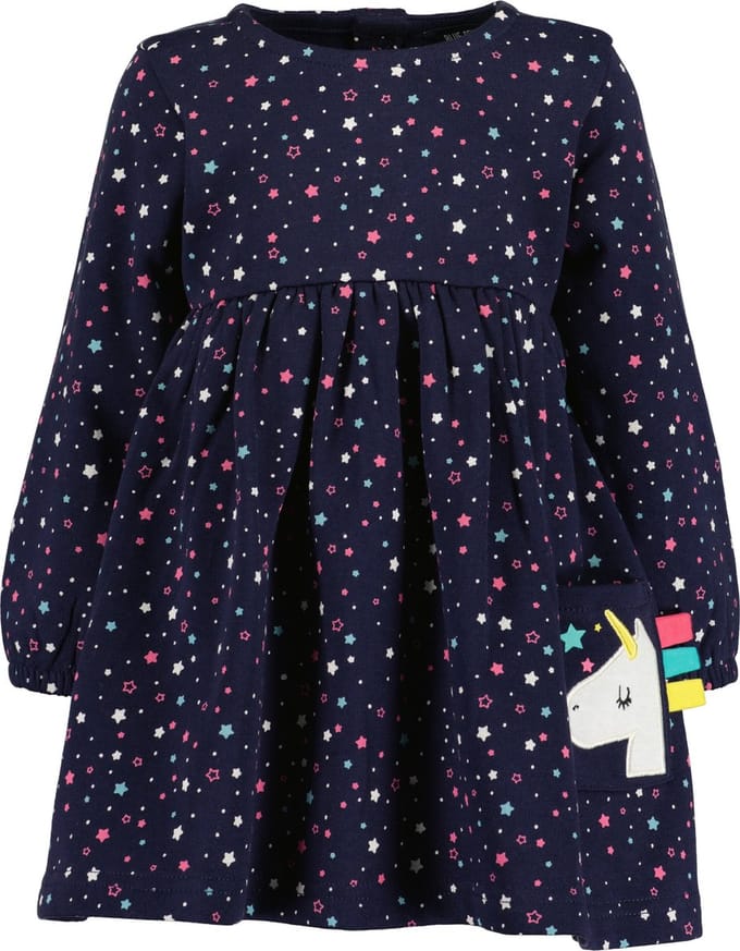 Blue Seven UNICORN Meisjes Jurk - Maat 80
