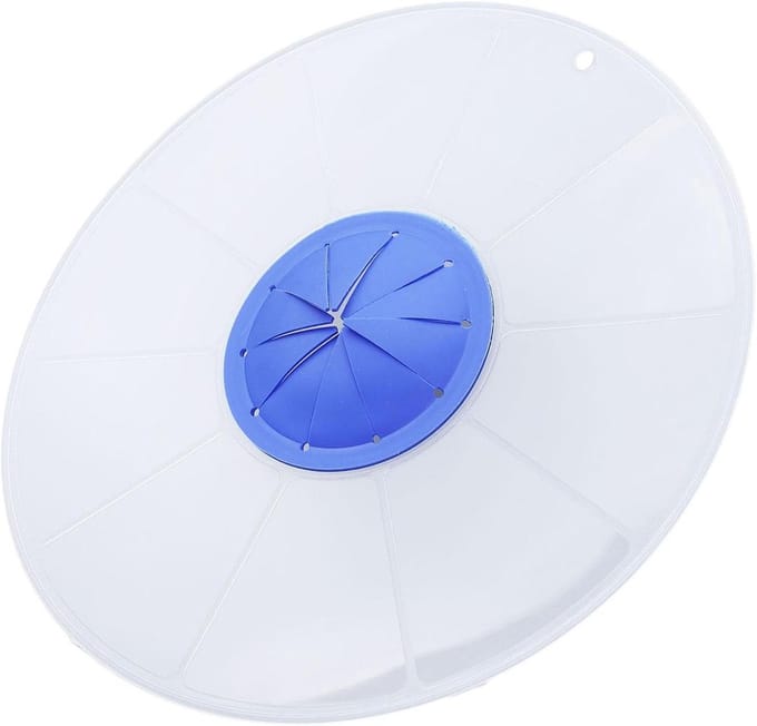 Mixer Spatdeksel - Mengkom Cover - Schoon Bakken - Transparant Ontwerp - 30 cm - Transparant