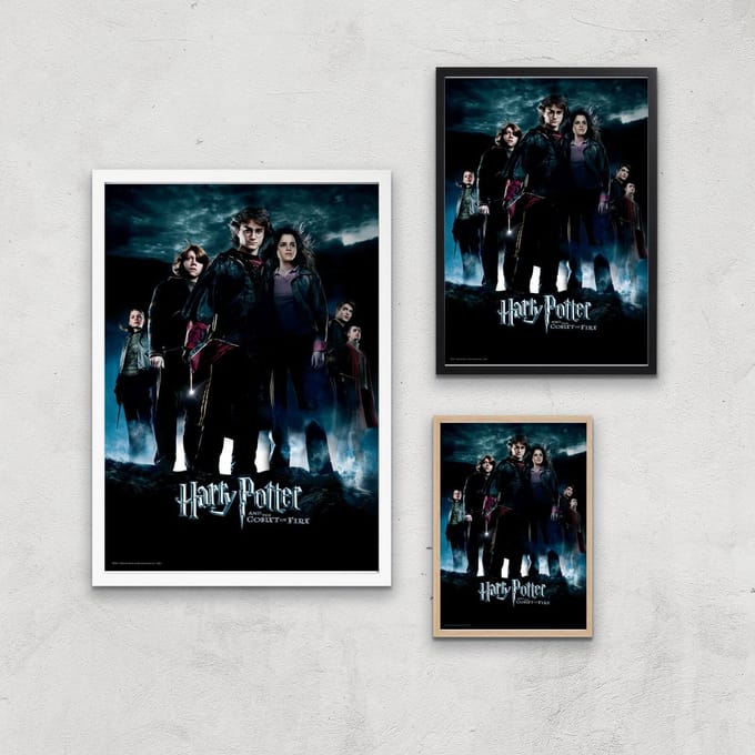 Harry Potter and the Goblet Of Fire Giclee Art Print - A2 - White Frame