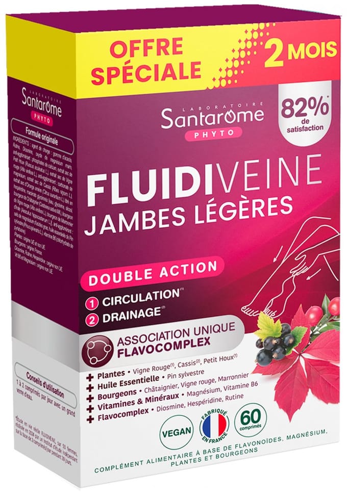 Santarome Fluidiveine Lichte Benen 60 Tabletten Speciale Aanbieding