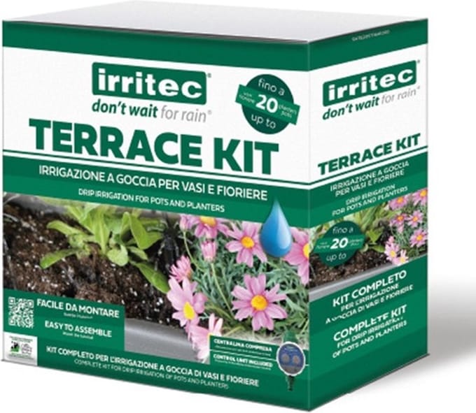 Irritec irrigatie set compleet - terras - micro irrigatie - 20 druppelaars