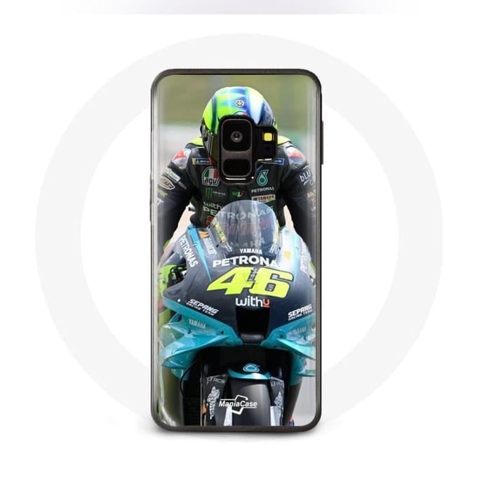Coque pour Samsung Galaxy S9 plus Valentino Rossi Pilote de course moto 46