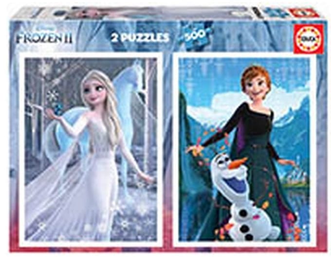 Frozen - 2 Legpuzzels van 500 stukjes