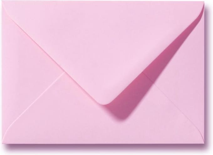 Envelop 13 x 18 Donkerroze, 100 stuks