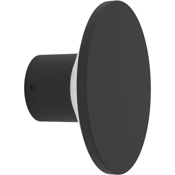 EGLO Rigosa Wandlamp Buiten - LED - Ø 18.5 cm - Zwart/Wit