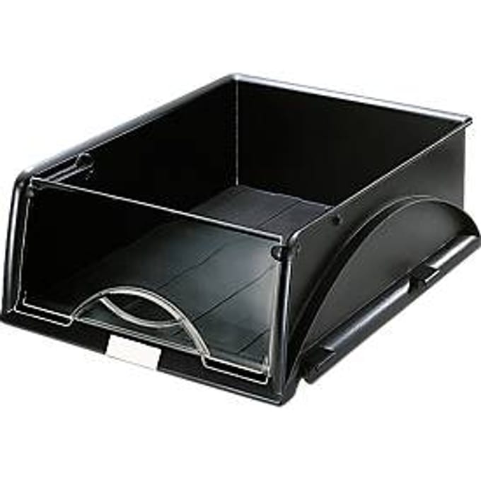 Brievenbak Leitz Sorty standaard A4 zwart | 4 stuks