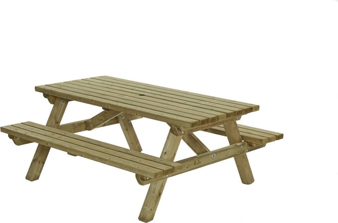 Talen picknicktafel - 180x160 cm - 45 mm dikke plank