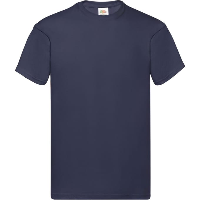 Fruit of the Loom Heren Origineel T-Shirt (Deep Navy)