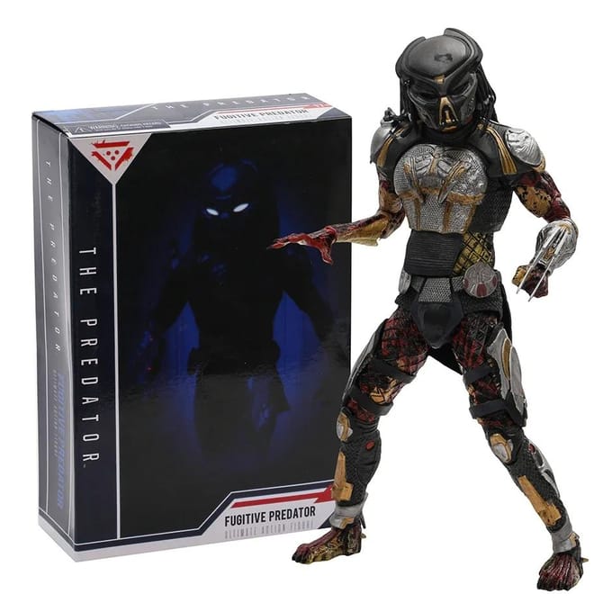 NECA The Ultimate VLUCHTELING PREDATOR 2018 Film 7  Inch Actiefiguur gray