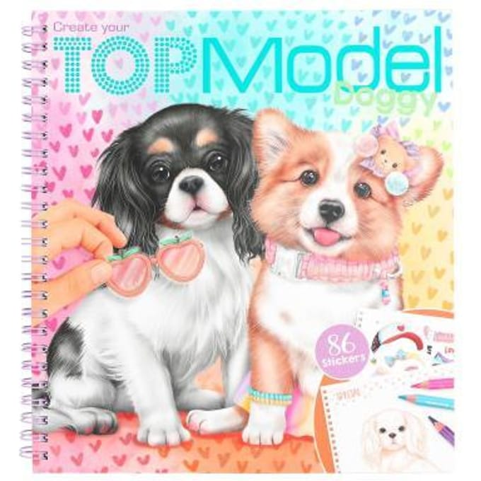 Top Model Create your TOPModel Doggy kleurboek Kleurboeken