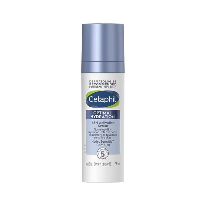 Cetaphil Sérum Hydratant Optimal Léger 30 ml pour Peaux Sensibles Absorption Rapide Hydratation Longue Durée gray