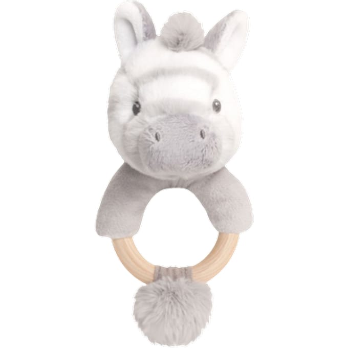 Keel Toys Keeleco Cuddle Zebra Ringrammelaar - 14 cm
