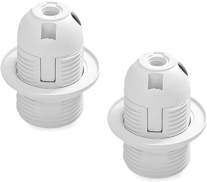 Allecto - E27 Lampenhouder Set - 2 Stuks - Geschikt voor Tafel en