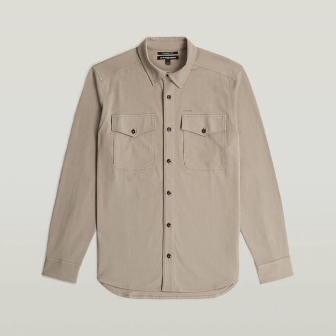 G-star Marine Overhemd Met Lange Mouwen Beige 2XL Man