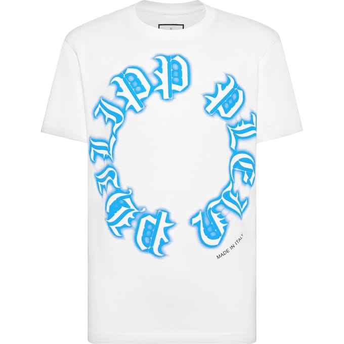 T-Shirt Ronde Hals Gothic Plein