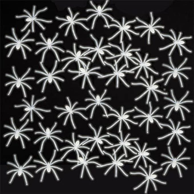 Folat BV Glow in the Dark Spiders 50pcs.