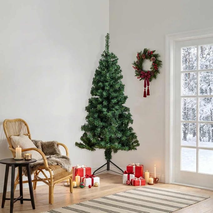vidaXL - Kunstkerstbomen - PVC - and - steel - Green