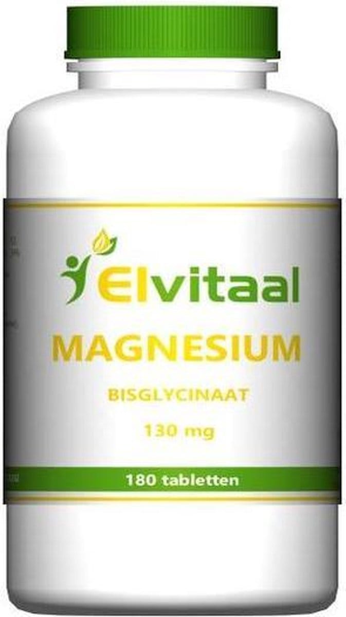Elvitum Magnesium (bisglycinaat) 130mg 180 Tabletten