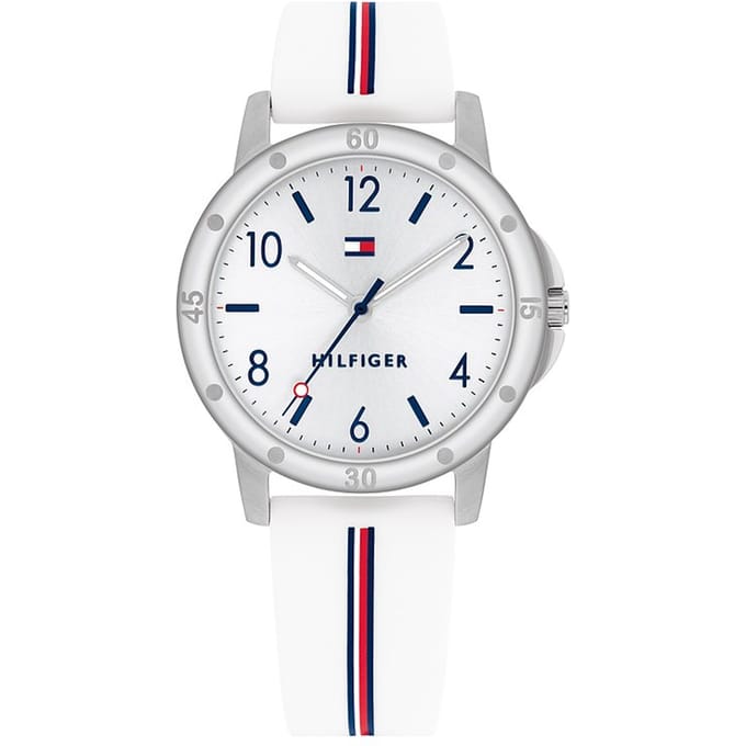Tommy Hilfiger Kids - Kinderhorloge - Staal - Wit