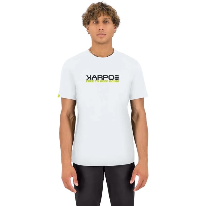 Karpos Loma Cotton T-shirt Met Korte Mouwen Wit S Man