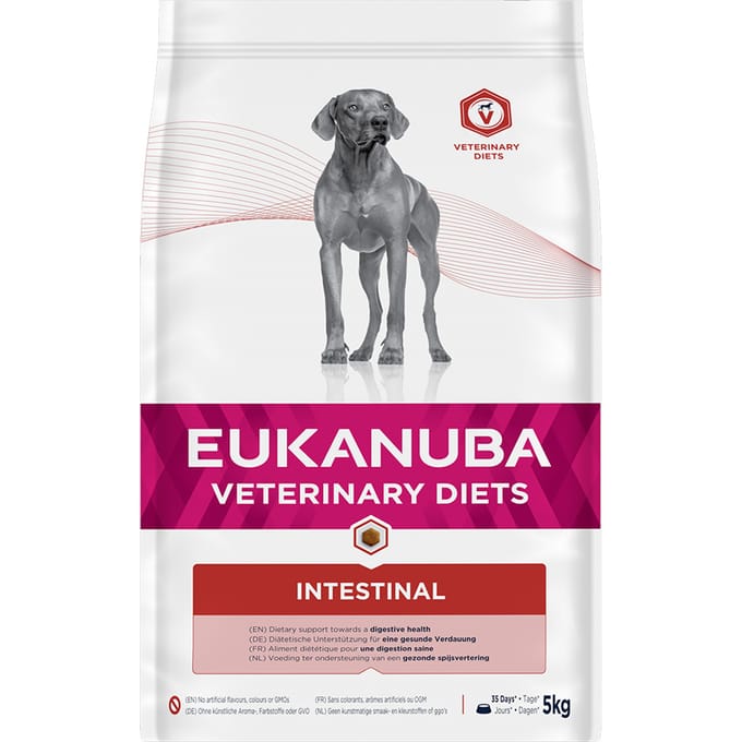 2x5kg Adult Intestinal Eukanuba Veterinary Diets Hondenvoer
