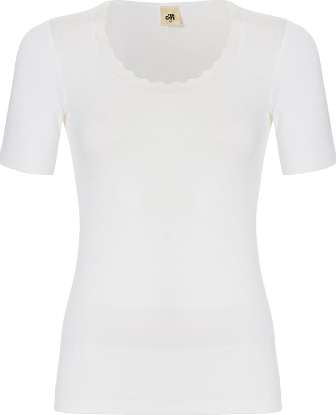 Ten Cate t-shirt met kant snow white voor Dames | Maat M