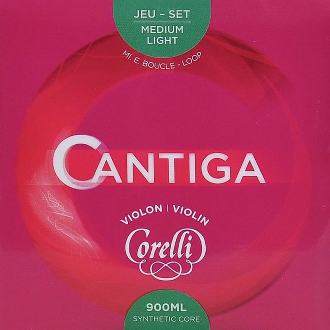 Corelli CO-900-ML violin string set 4/4, light, consists of CO-901-ML, CO-902-ML, CO-903-ML, CO-904-ML