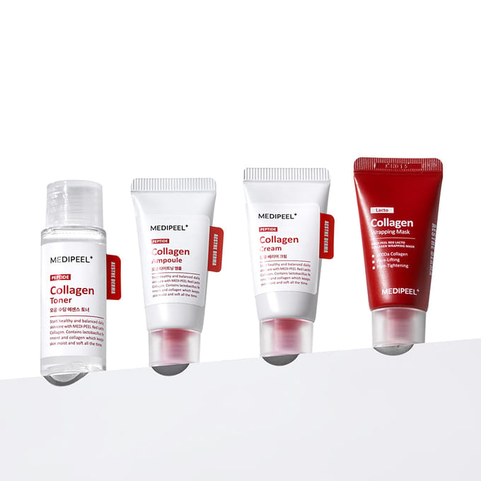 [MEDI-PEEL] Rode Lacto Collageen Huidverzorging Proefpakket 1EA