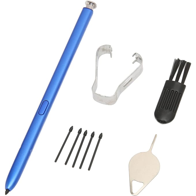 Stylus Pen Vervanging Touch Pen met Tips Pincet voor Samsung Galaxy Note 10 Lite blauw