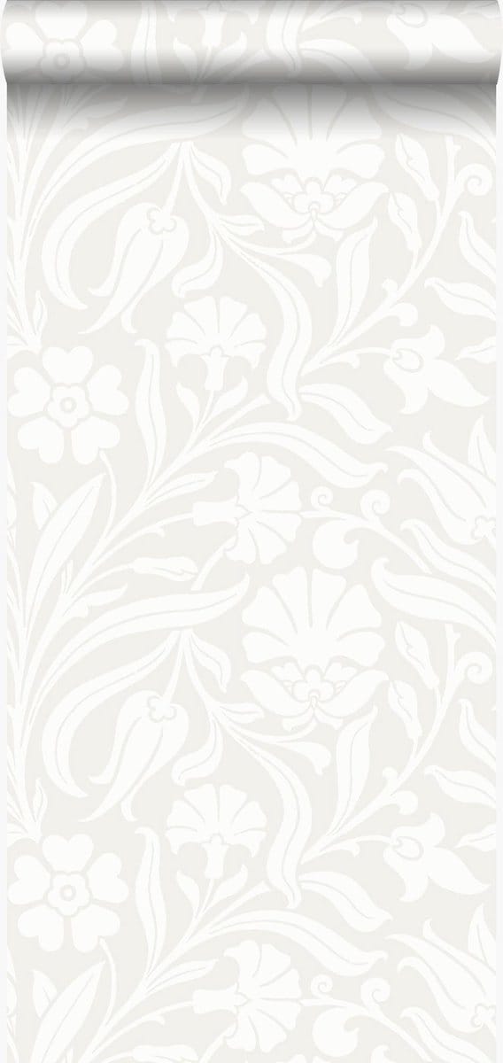 Origin Wallcoverings behang bloemen gebroken wit - 53 cm x 10.05 m - 346635