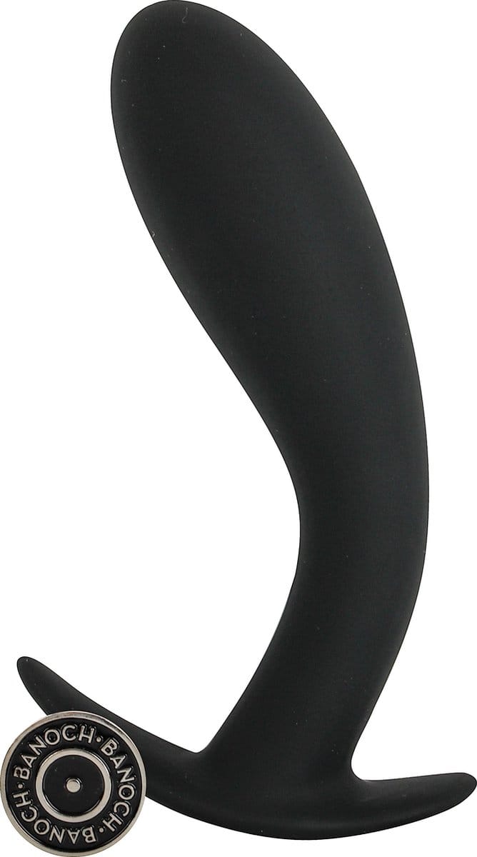 Banoch | Buttplug Booty Black | Zwart siliconen| Ø 3,5cm | 14 cm