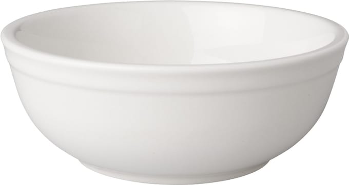 Mammoet - Schaal - Budgetline - 15 cm - 40 cl - Wit - Porselein - Kommen - 6 stuks