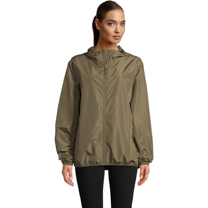 Neoblu Unisex Waterproof Windbreaker Jacket Andrea NB3781 - Deep khaki - S