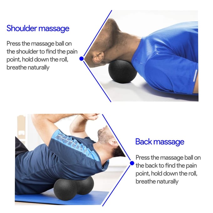 Pinda Massagebal Set Lacrosse EPP Myofasciale Ontspanning Spierontspanner Acupunctuurpunten Massage