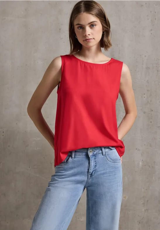 Blousetop met lintdetails