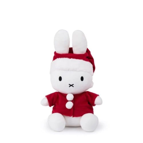 Nijntje kerst knuffel, formaat 33 cm, kerstman