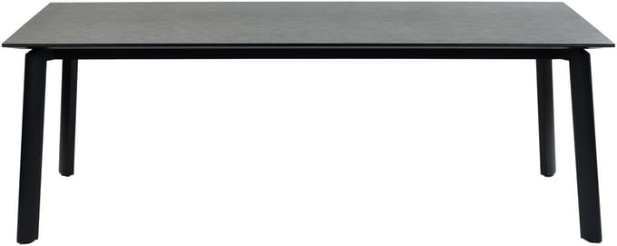 Tuintafel Malta 220x100cm | Black | Keramiek