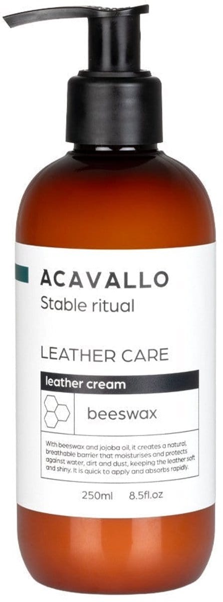 Crème voor leer met bijenwas Acavallo