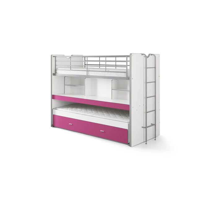 LUCEVI - Bonny Stapelbed 90x200cm - Roze