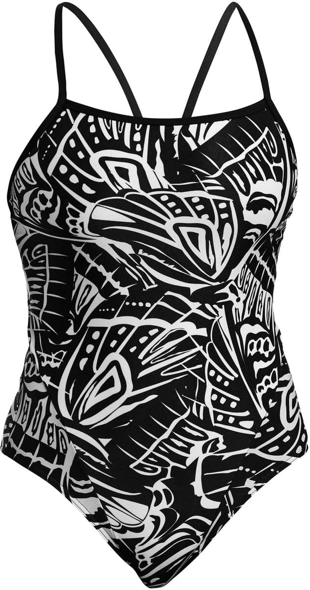Night Flyer Single strap one piece - Dames | Funkita | Maat 10