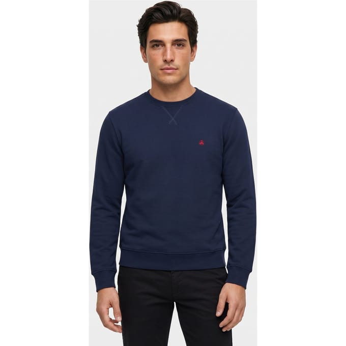 Brooks Brothers Plain Sweatpants Cotton Navy Größe: M | Pullover Outlet | Herren | Blau