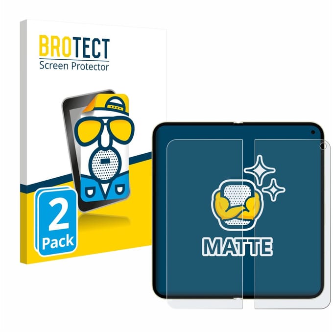 BROTECT - Screenprotector voor Google Pixel 10 Pro Fold (Inner display) - Folie Beschermfolie matte 2 Stuks