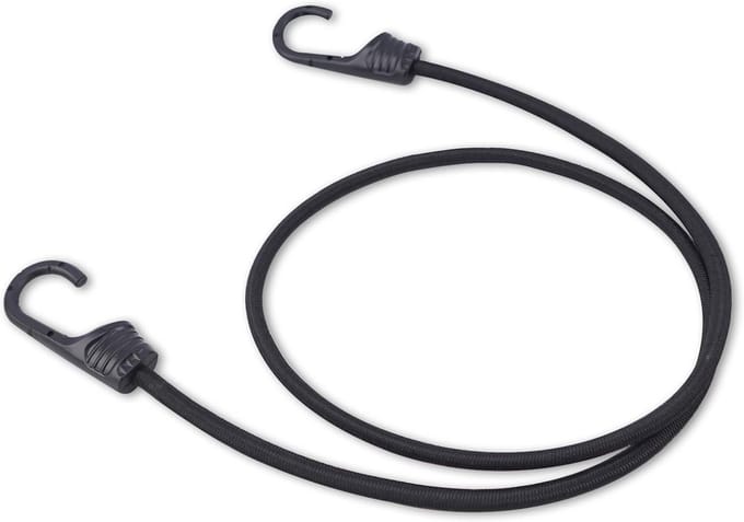 6x Spanbanden met Haken 120 cm - Elastische Spanrubbers voor Steekwagen, Fiets en Motor
