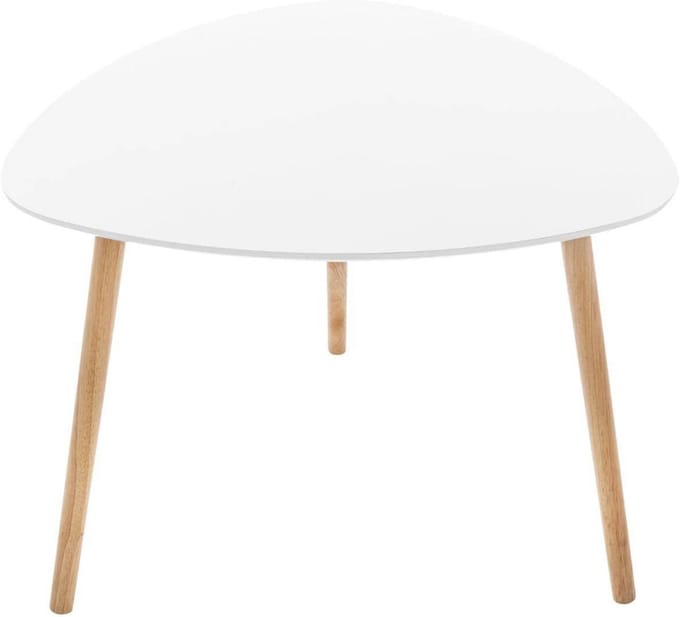Moderne Witte Salontafel Vierkant Minimalistisch Voor Woonkamer
