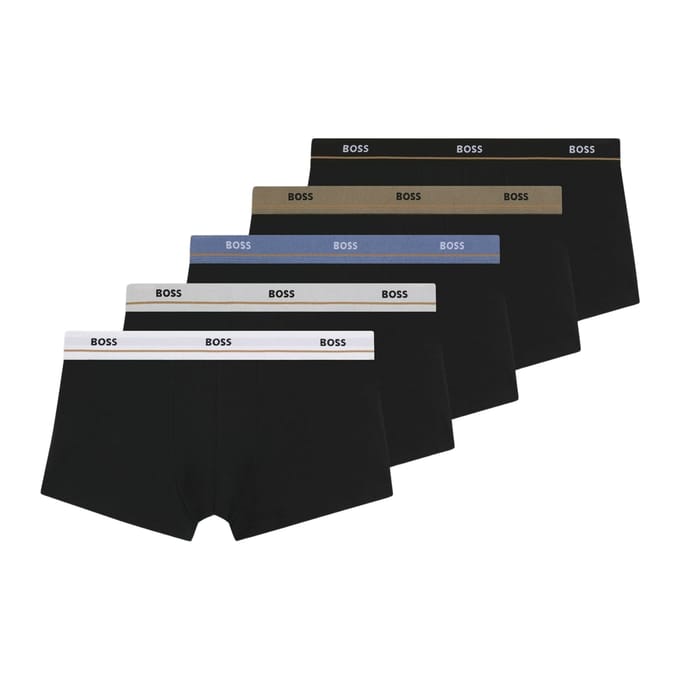 Boss Essential Trunk Boxershorts Heren (5-pack) - Maat M