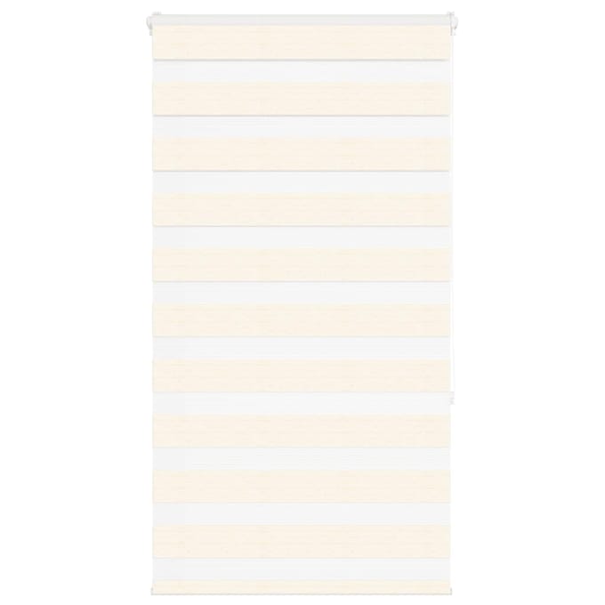vidaXL - Zebra - rolgordijn - 85x150 - cm - stofbreedte - 80,9 - cm - marmerbeige