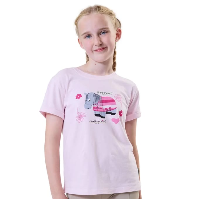 T-shirt meisje Horseware Crafty