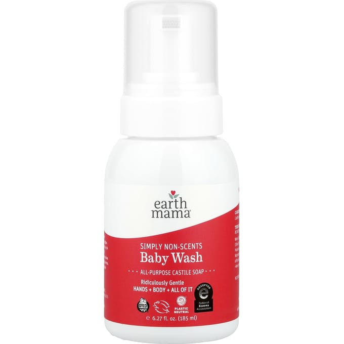 Babywasmiddel, Simply Unscented, 185 ml (6.27 fl oz) white